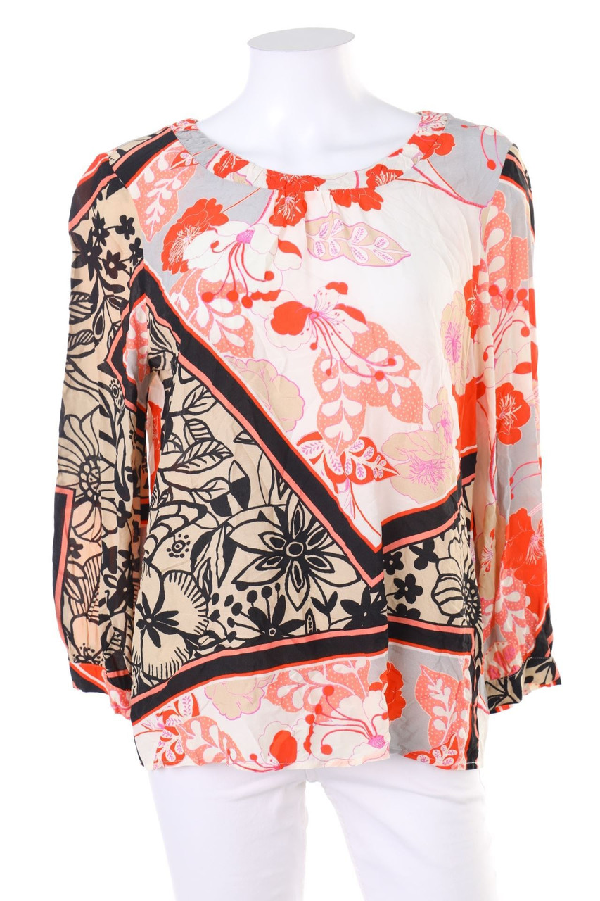 MORE & MORE - Print-Bluse mit 3/4-Ärmel - D 40