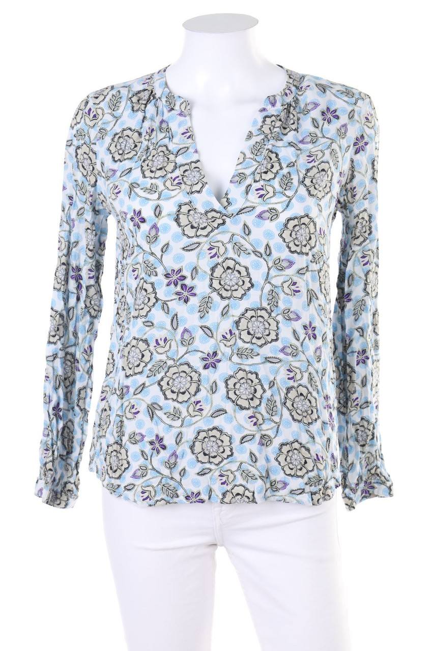 s.Oliver - Bluse mit floralem Muster - D 34