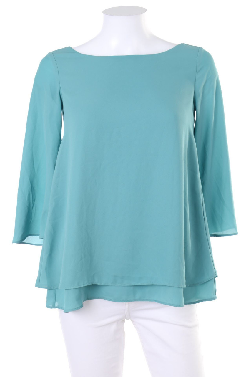 ESPRIT - Bluse mit 3/4-Ärmel im Layer Look - D 32