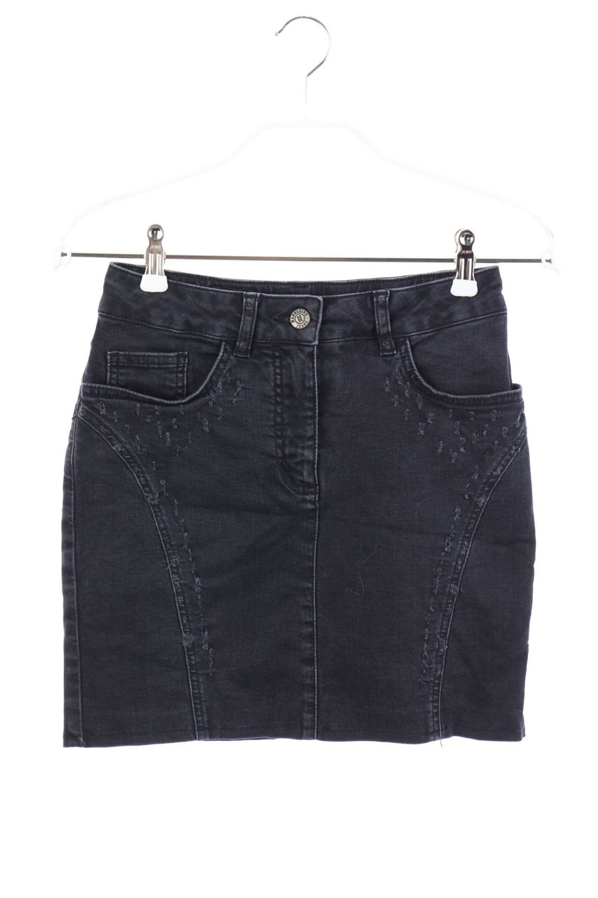 M MADELEINE - distressed Mini-Jeansrock - D 32