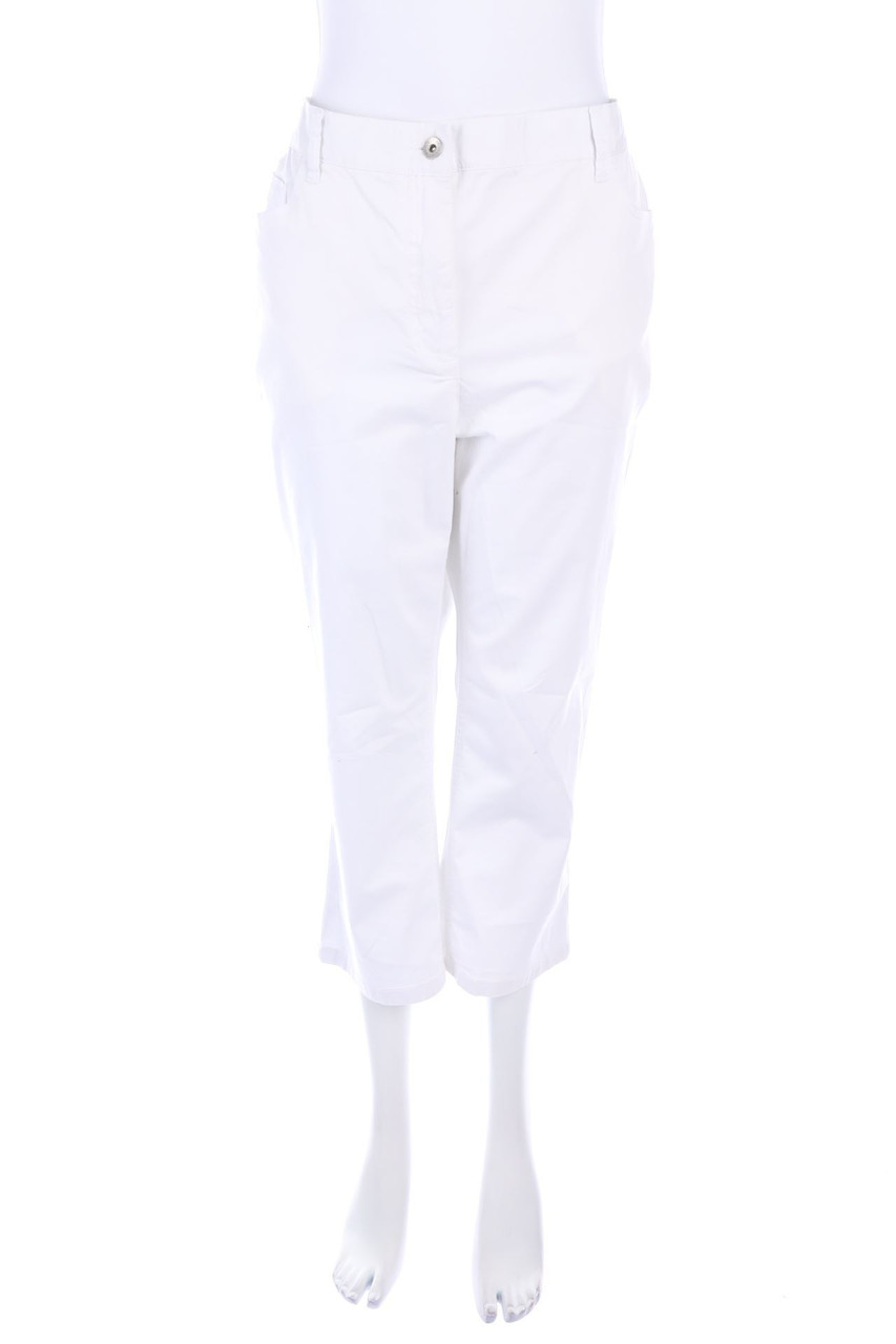 CLARINA - Capri-Hose aus Baumwoll-Mix - D 46