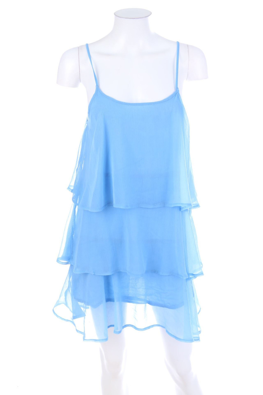 MANGO - Volants-Kleid aus Crêpe - XS