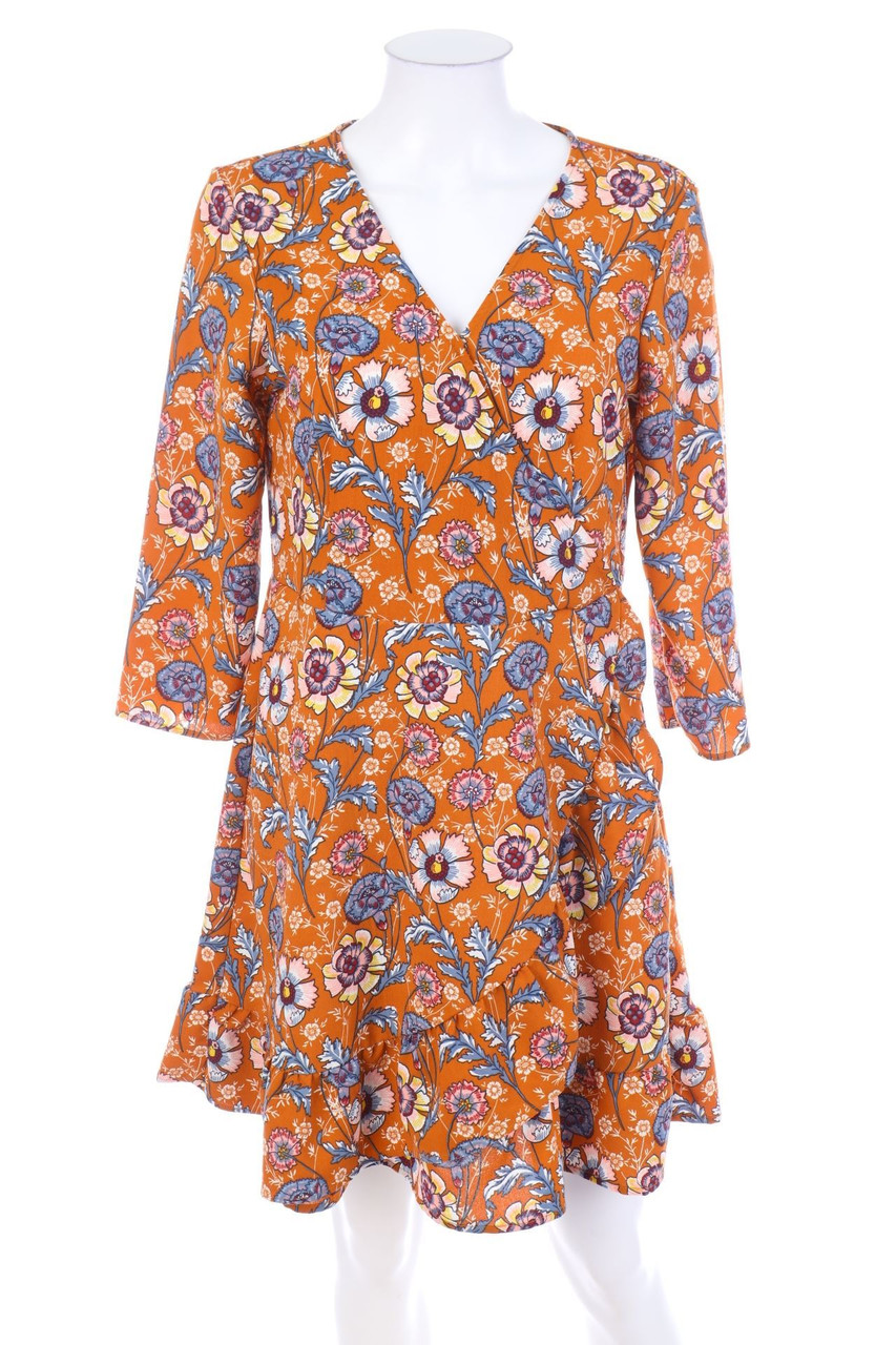 Pimkie - Minikleid mit Blumen-Print im Layer Look - D 36