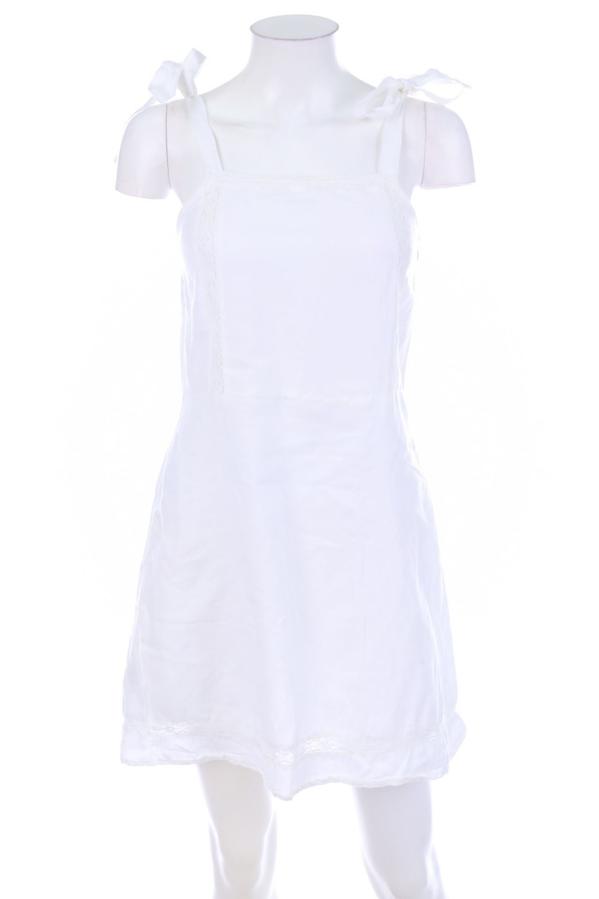 MANGO - Minikleid aus Leinen-Mix - S