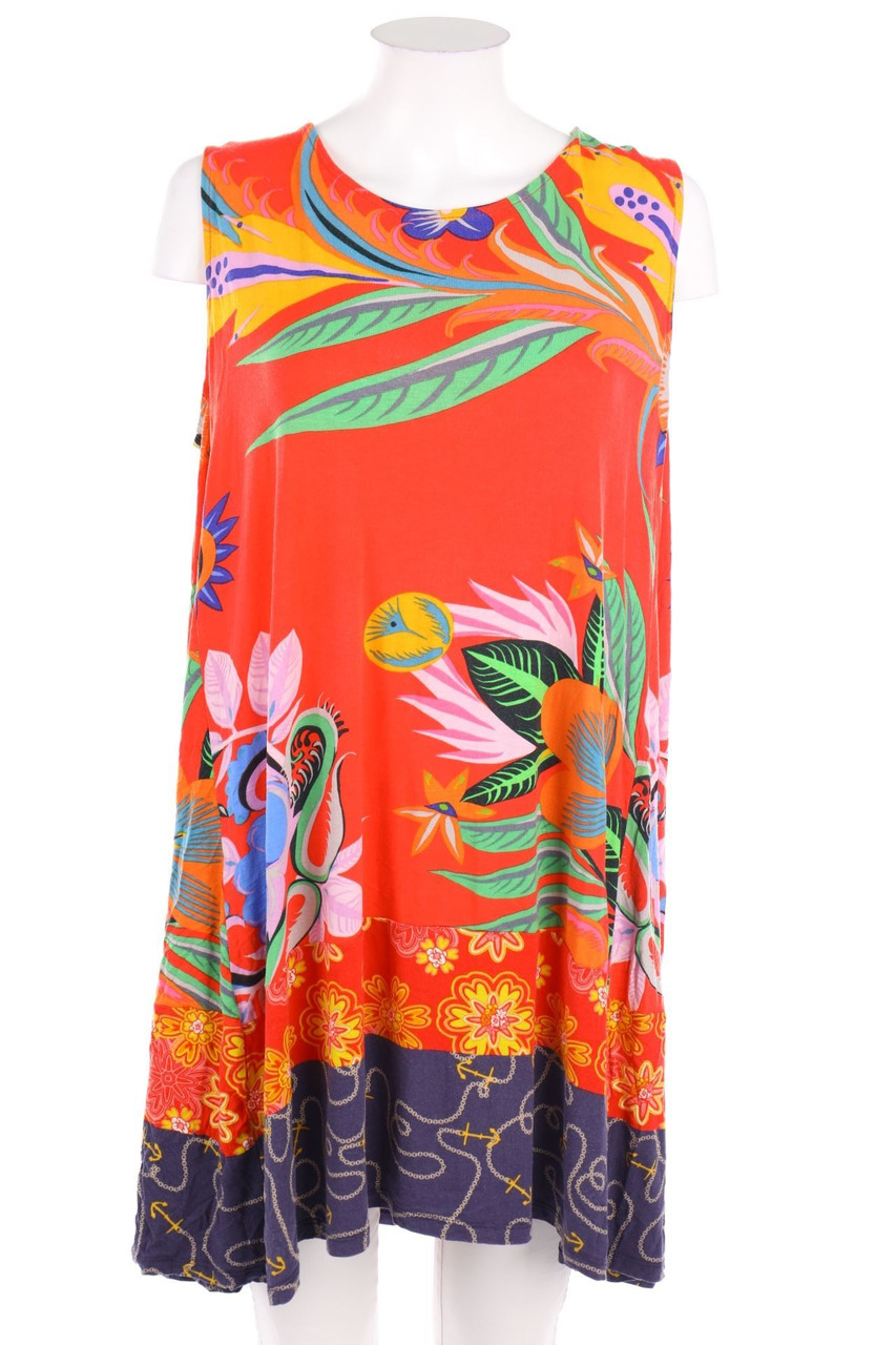 Desigual - Top mit Blumen-Print - XL