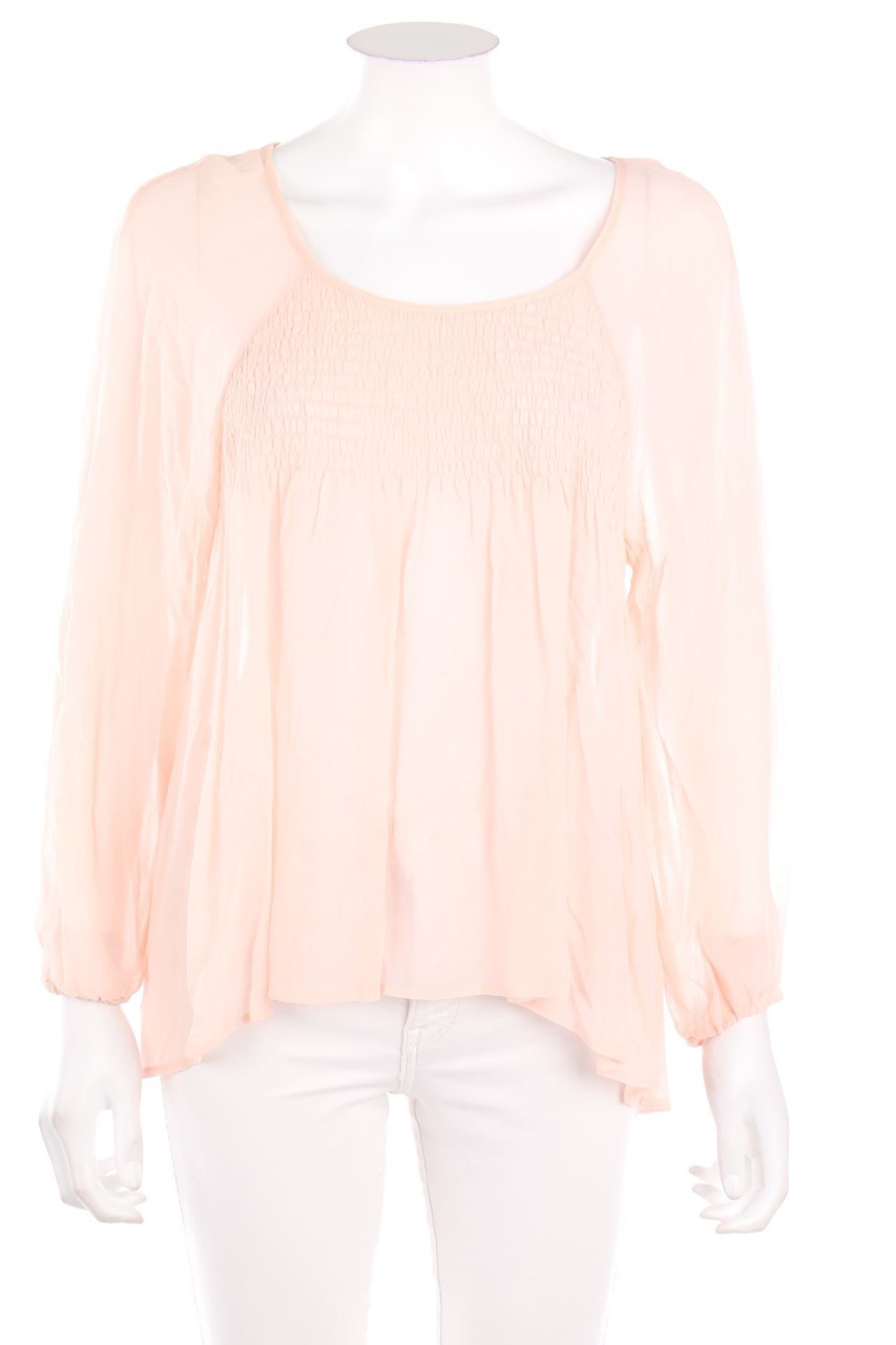 Yessica by C&A - Chiffon-Bluse mit Smok-Details - D 38