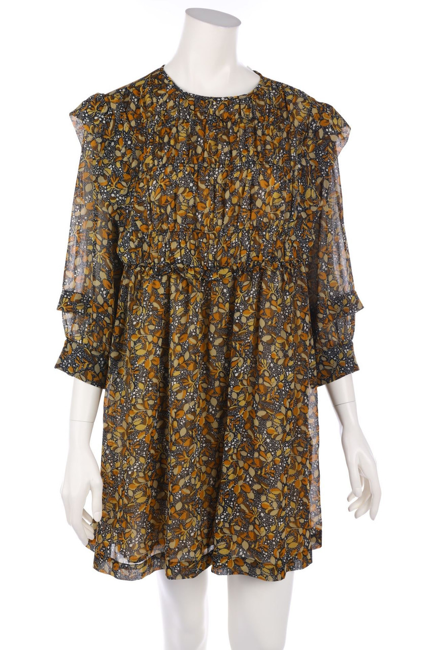 ba&sh - Chiffon-Kleid mit Blumen-Print - D 34
