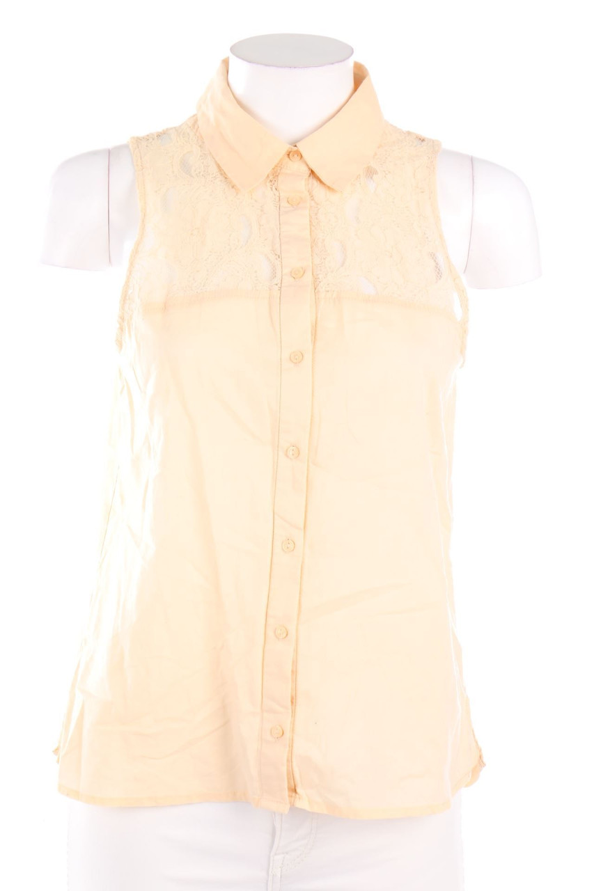 H&M CONSCIOUS - Blusentop mit Spitze - D 36