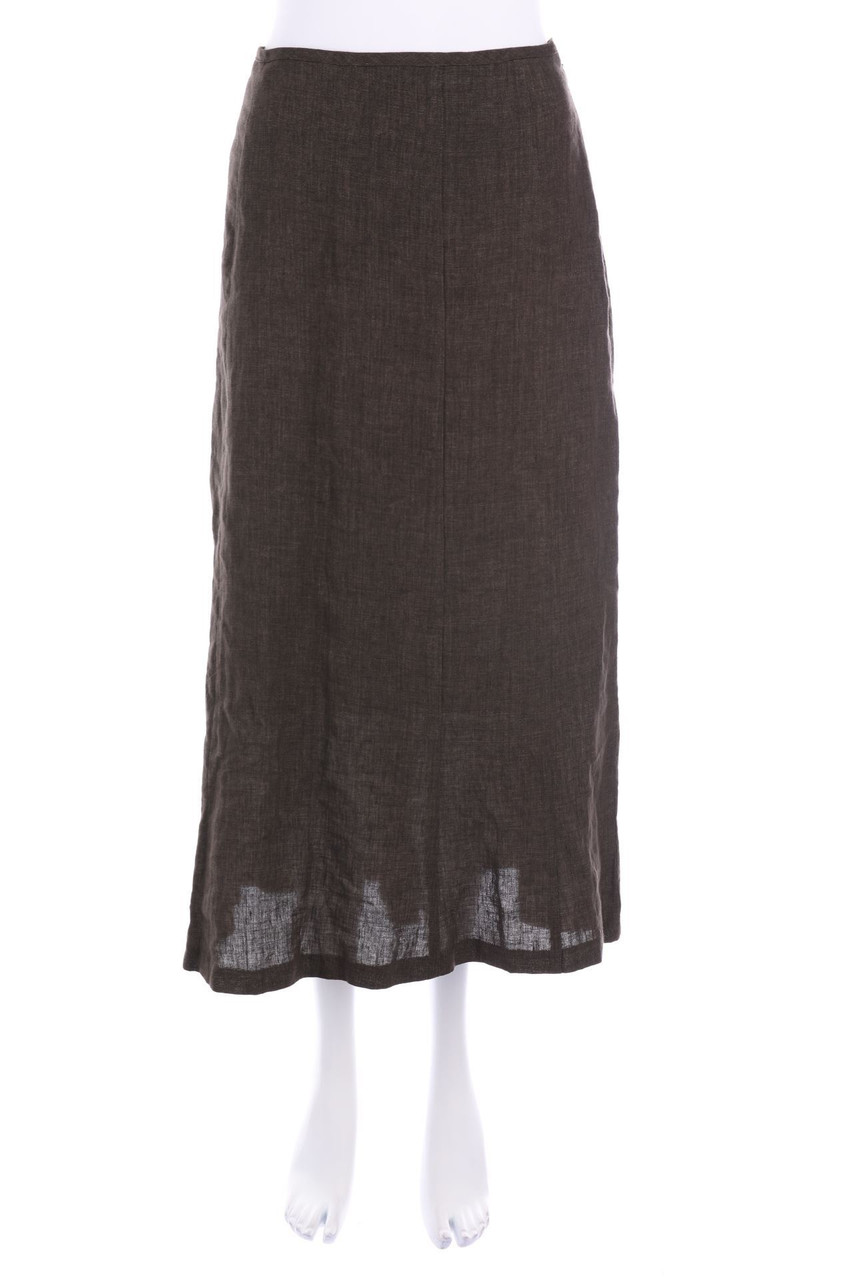 hessnatur - Midirock aus Leinen - D 46