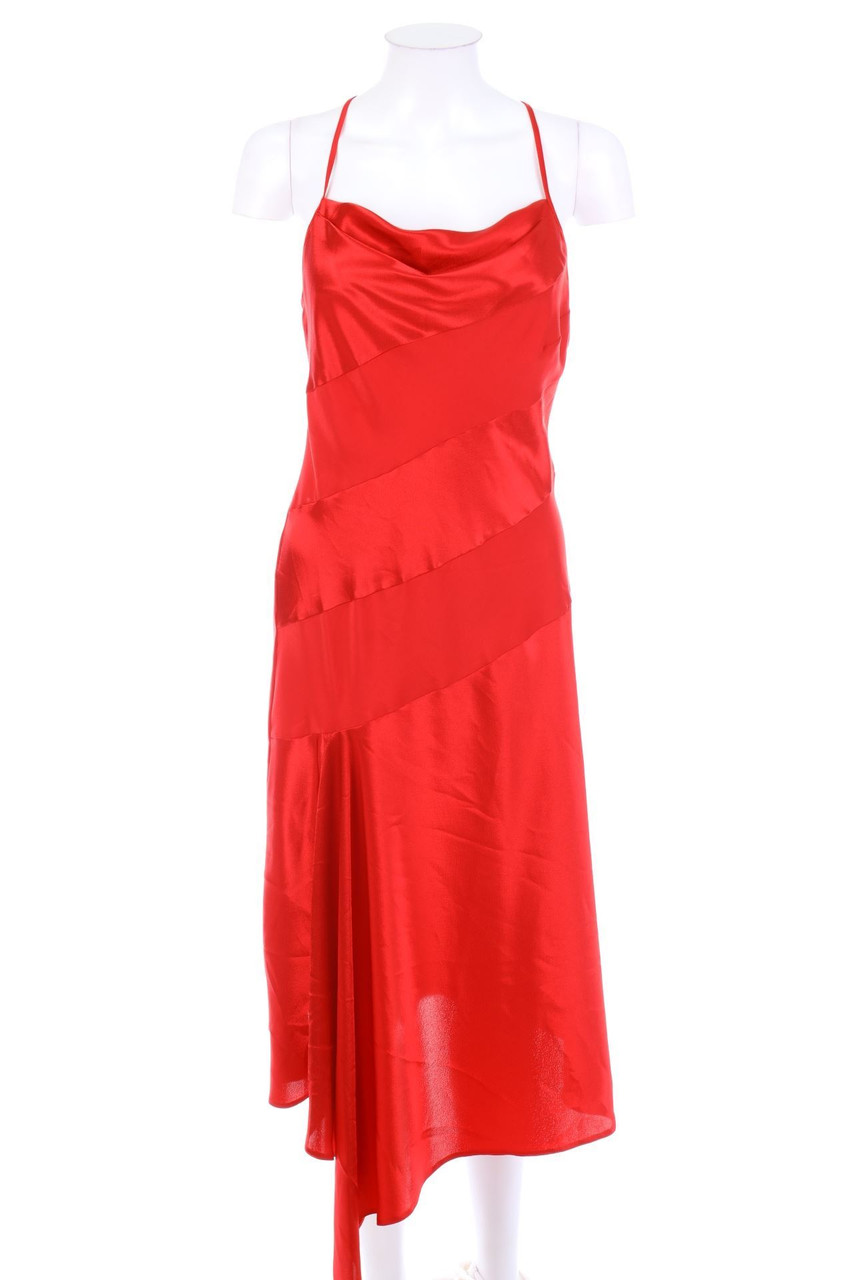 Yessica by C&A - Satin-Abendkleid mit asymmetrischem Schnitt - D 40