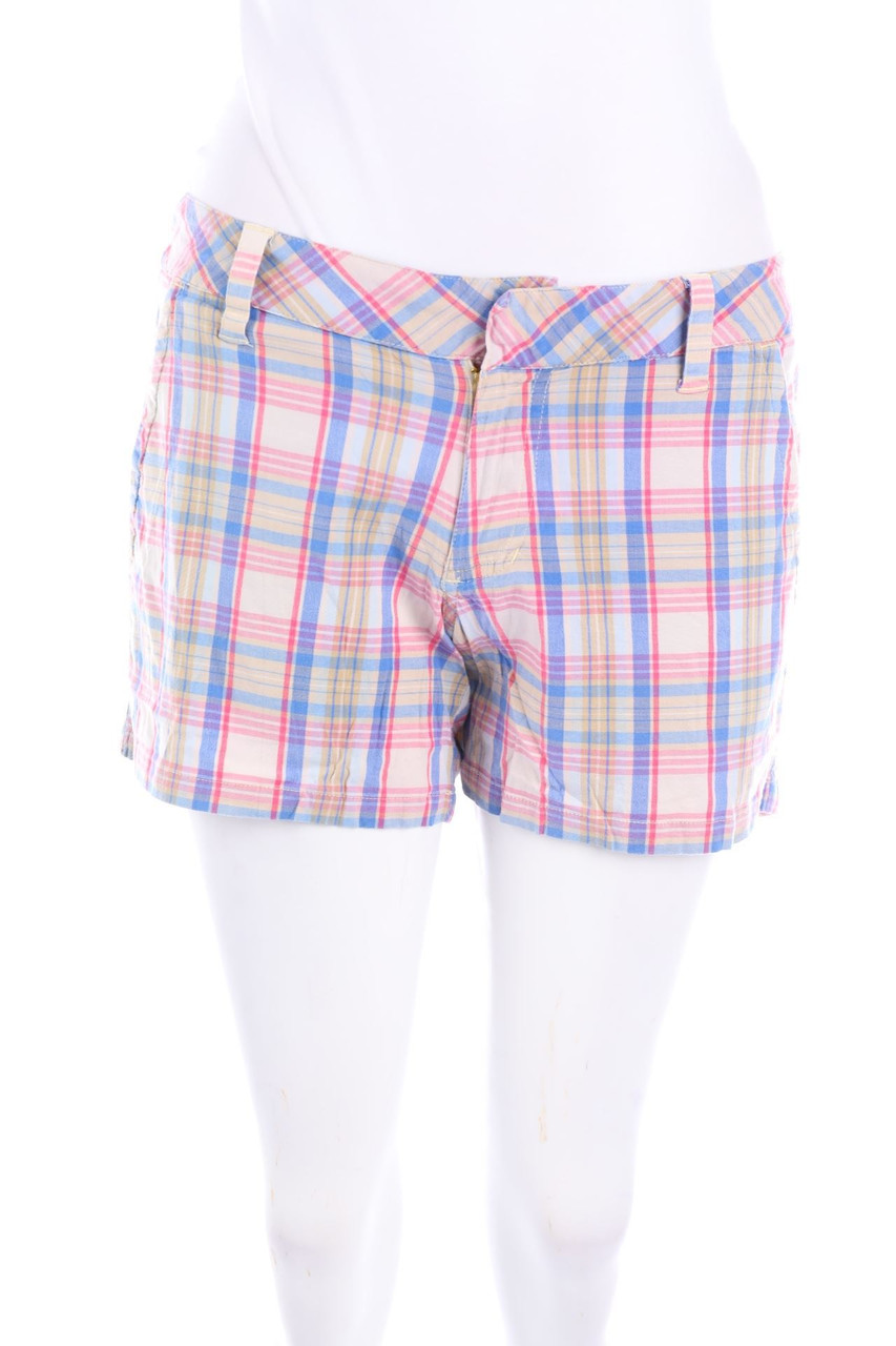 element - Shorts mit Karo-Muster - W28