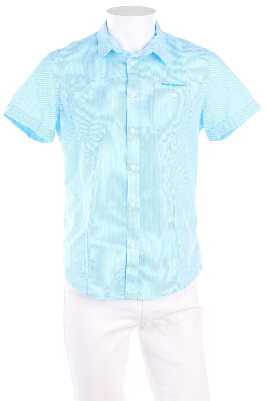 C&A - Kurzarm-Hemd mit Streifen - S