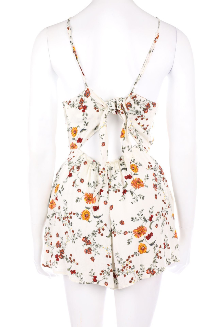 American Eagle - Playsuit mit Blumen-Print - XS