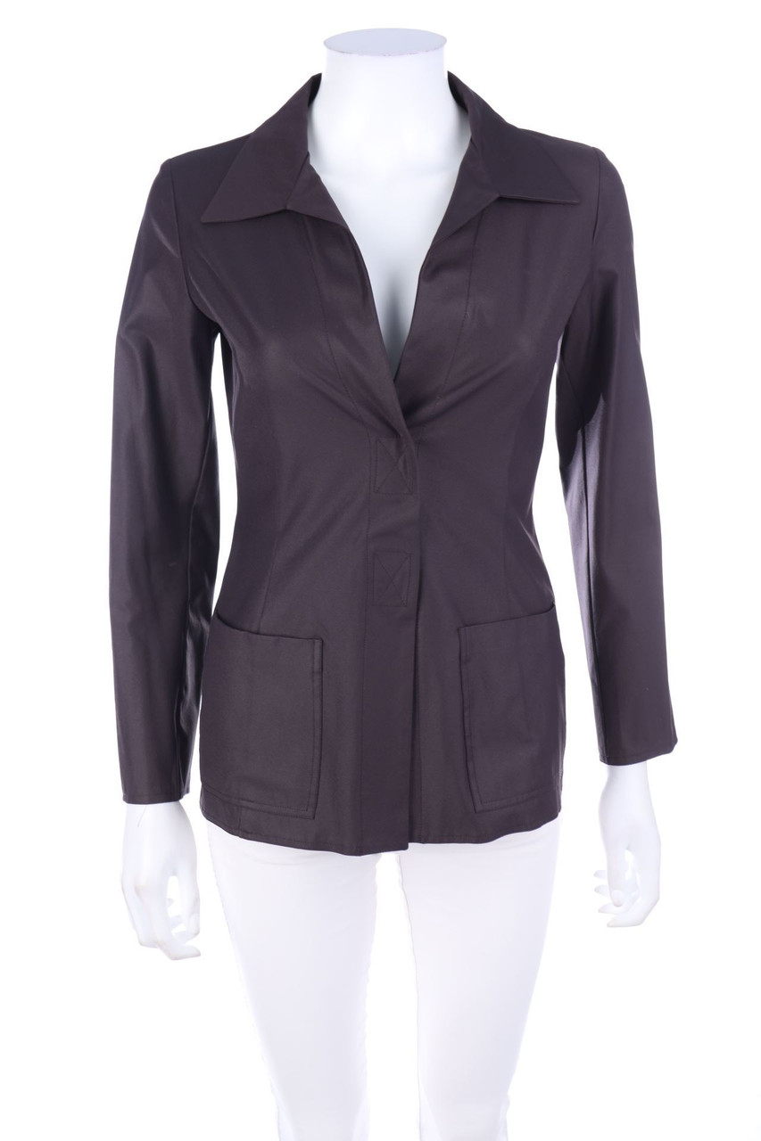 SUSANNE BOMMER - Hemd-Bluse mit aufgesetzten Taschen - D 36