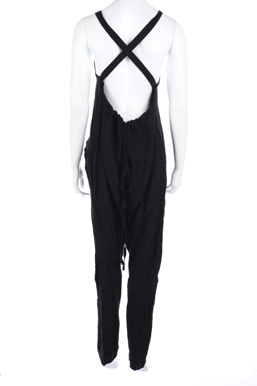 Ohne Label - Jumpsuit mit tiefem Rückenausschnitt - D 36