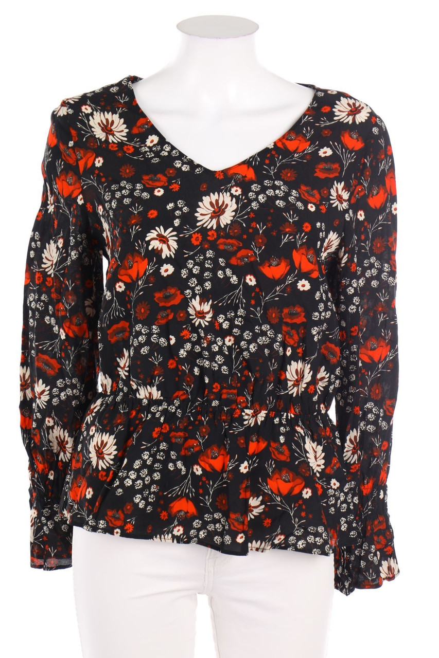 ESPRIT - Bluse mit Blumen-Print - M