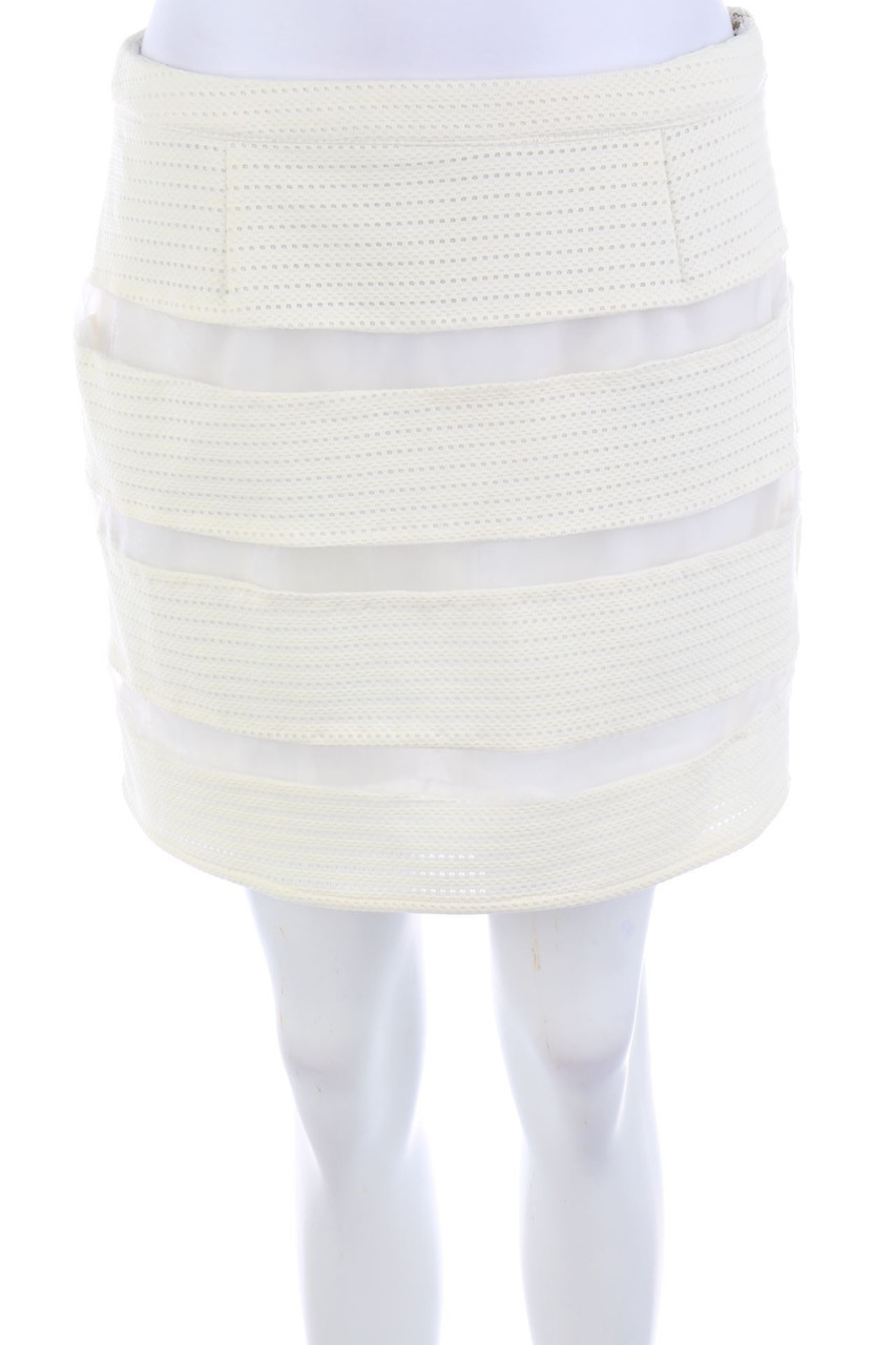 MORGAN - Minirock mit Chiffon - D 38