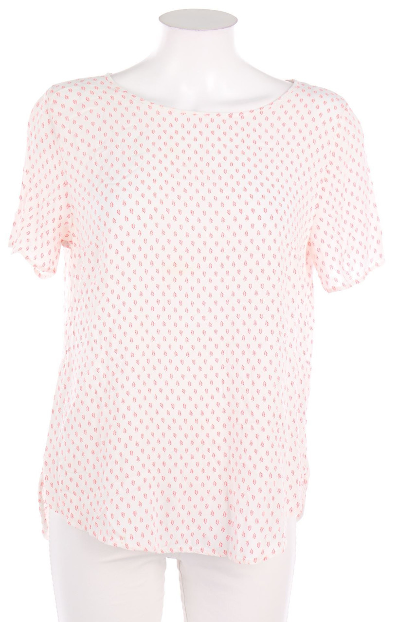 H&M - Kurzarm-Bluse mit Muster - D 44