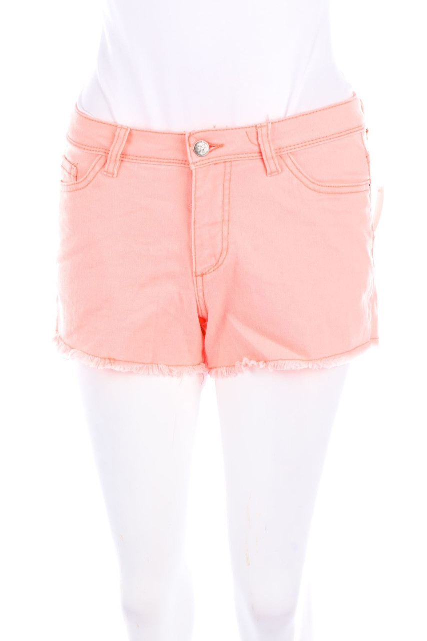 esmara - Neon-Used Look Jeans-Shorts - D 36