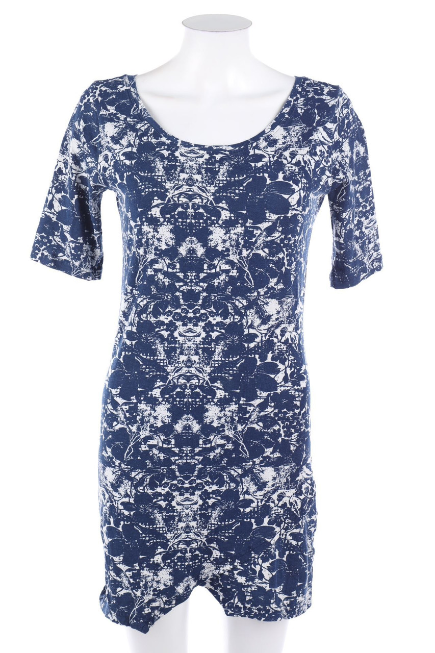 colección casual by venca - Jersey-Minikleid mit floralem Muster - D 34-36