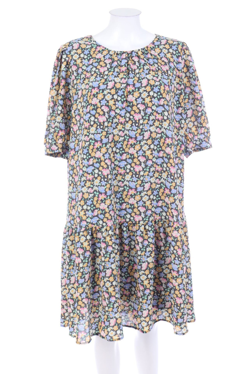 C&A - Kleid mit Blumen-Print - D 46