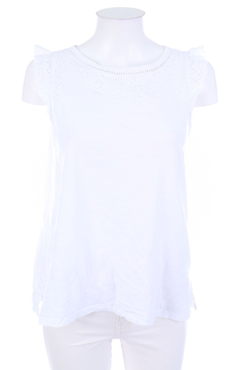 Jake*s - Blusentop mit Lochspitze - M