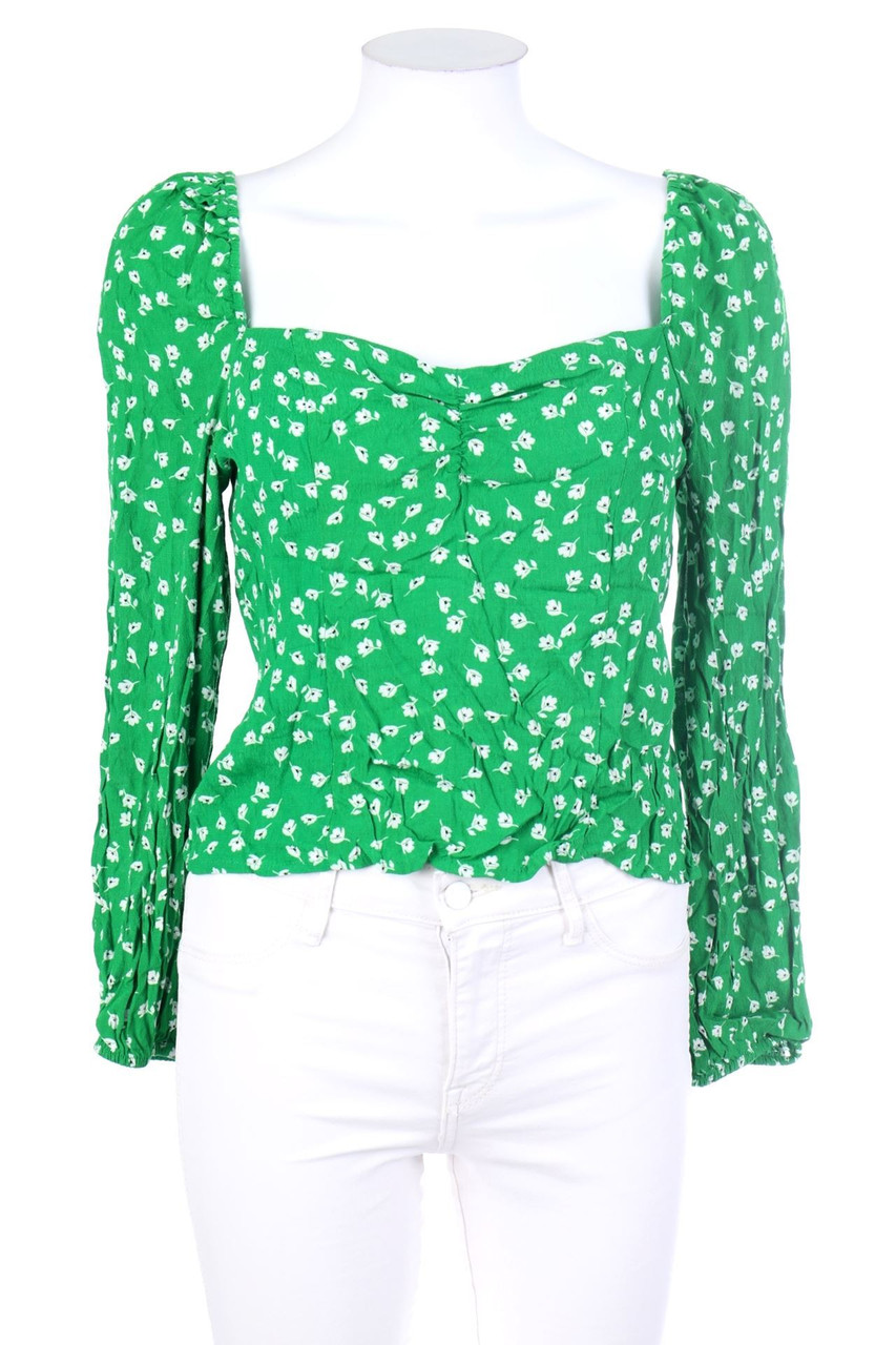 H&M - Bluse aus Viskose mit floralem Muster - D 40