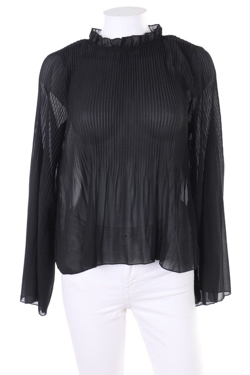 zebra - Plissee-Bluse - S