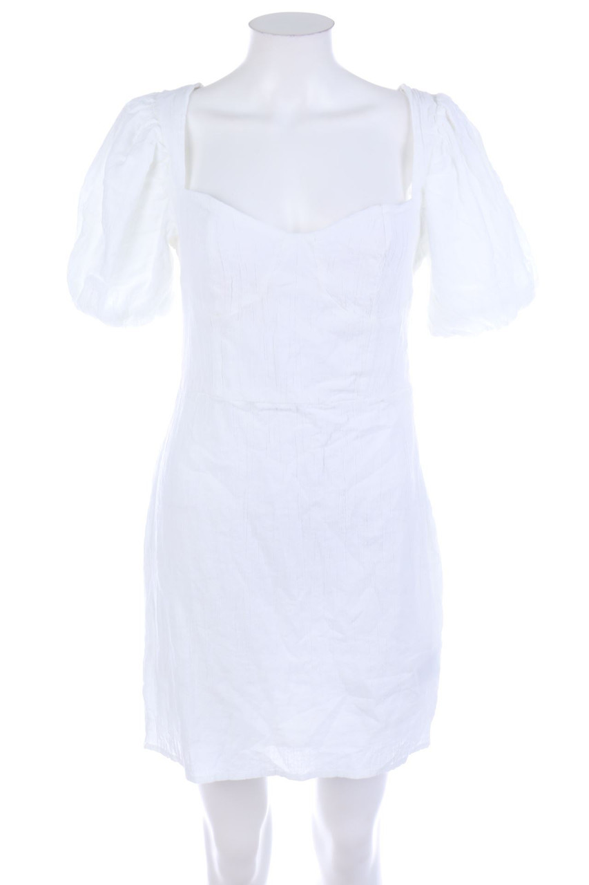 Pimkie COLLECTION - Baumwoll-Kleid mit Puffärmeln - D 42