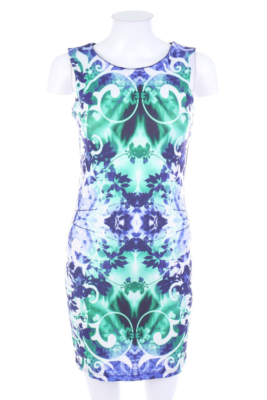 SECONDHAND - Minikleid mit Blumen-Print - M