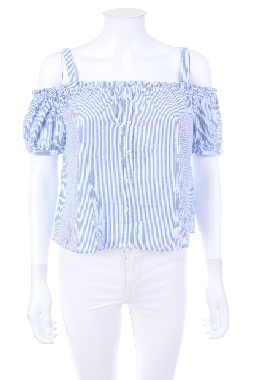 SPRINGFIELD - Cold-Shoulder-Streifen-Bluse - D 36