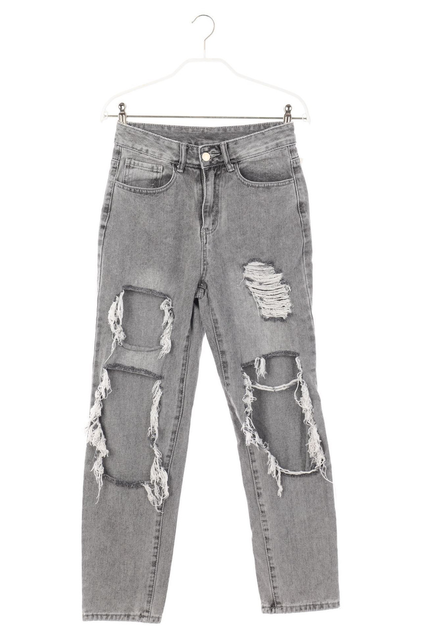 SHEIN - Destroyed Boyfriend-Jeans - XS