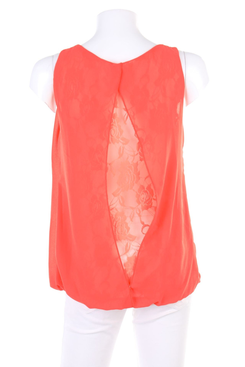 Ohne Label - Blusentop mit Spitze - D 38