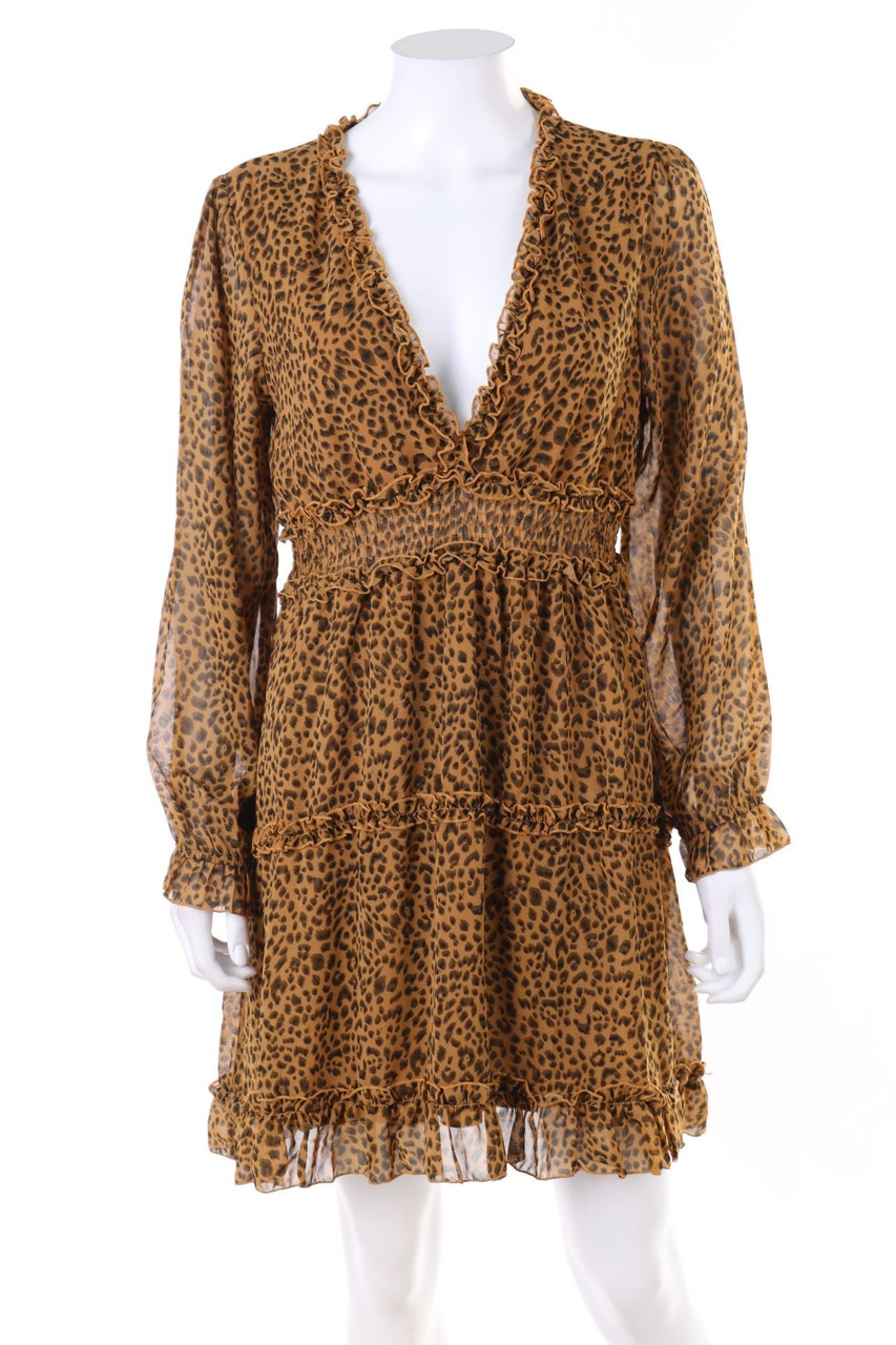 zebra - Kleid mit Leo-Print - M