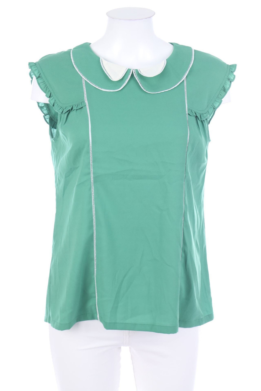 See U Soon - Blusentop mit Bubi-Kragen - S