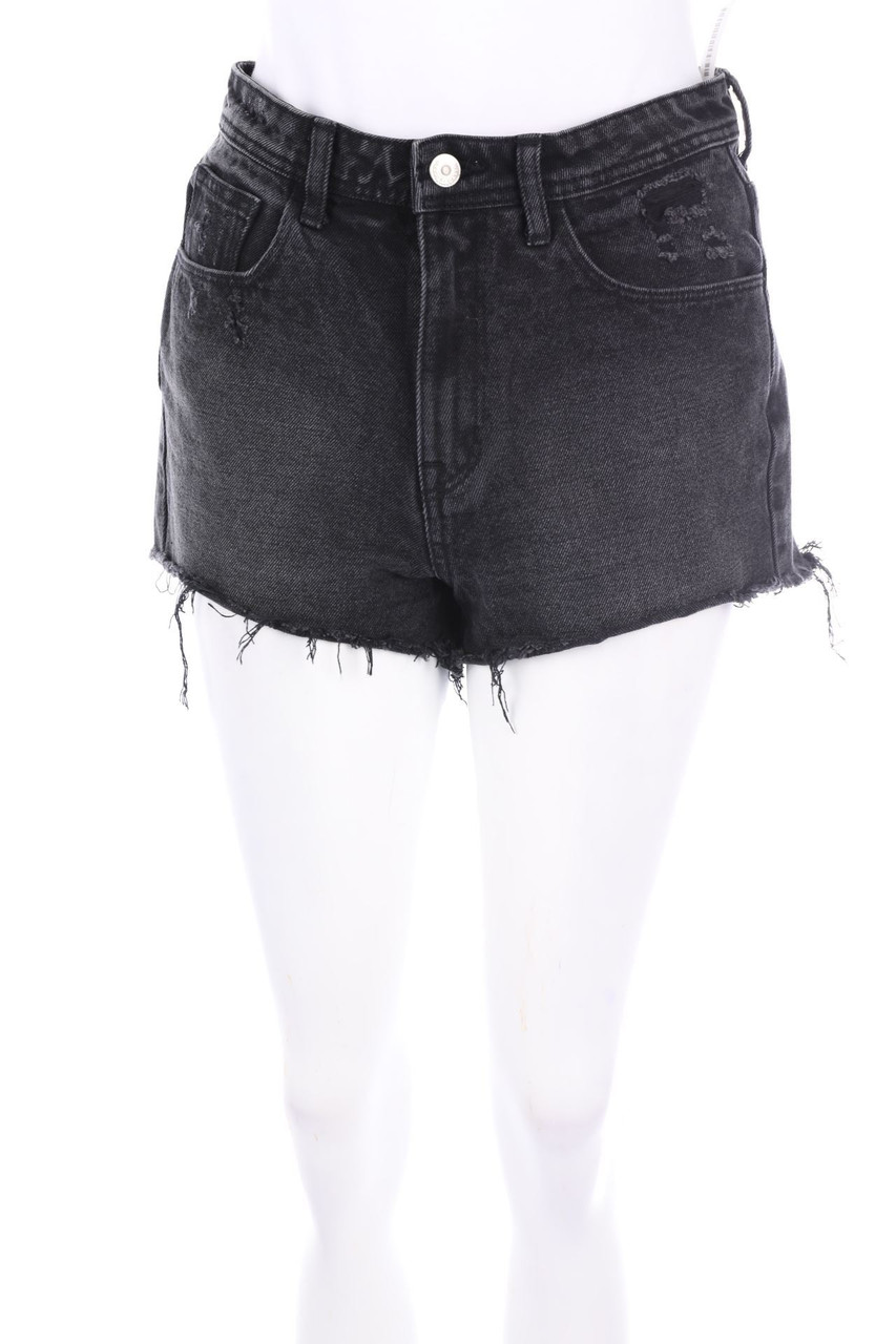 H&M &denim - Destroyed-Denim-Hotpants - D 38