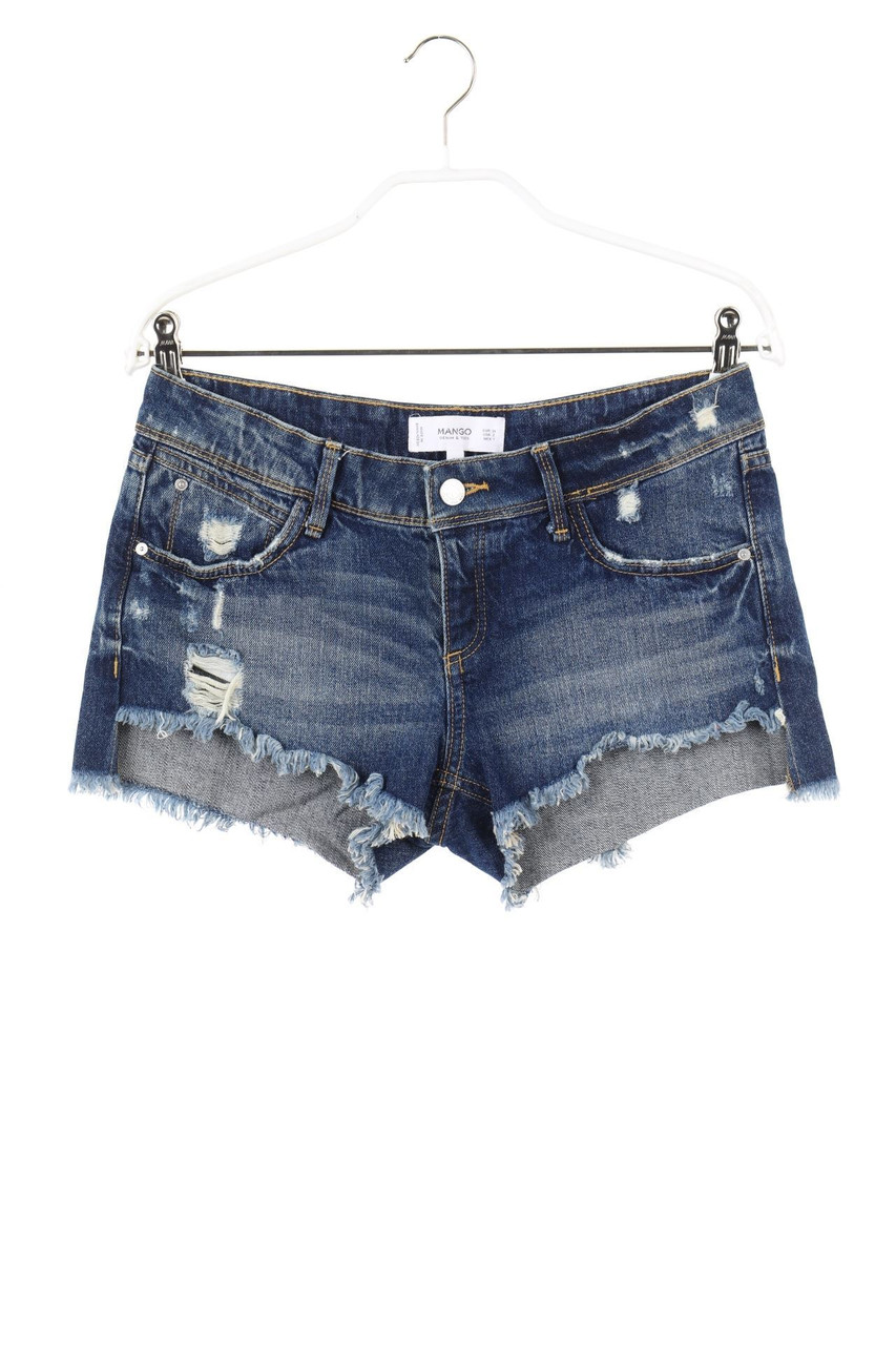 MANGO - Destroyed Jeans-Shorts - D 32