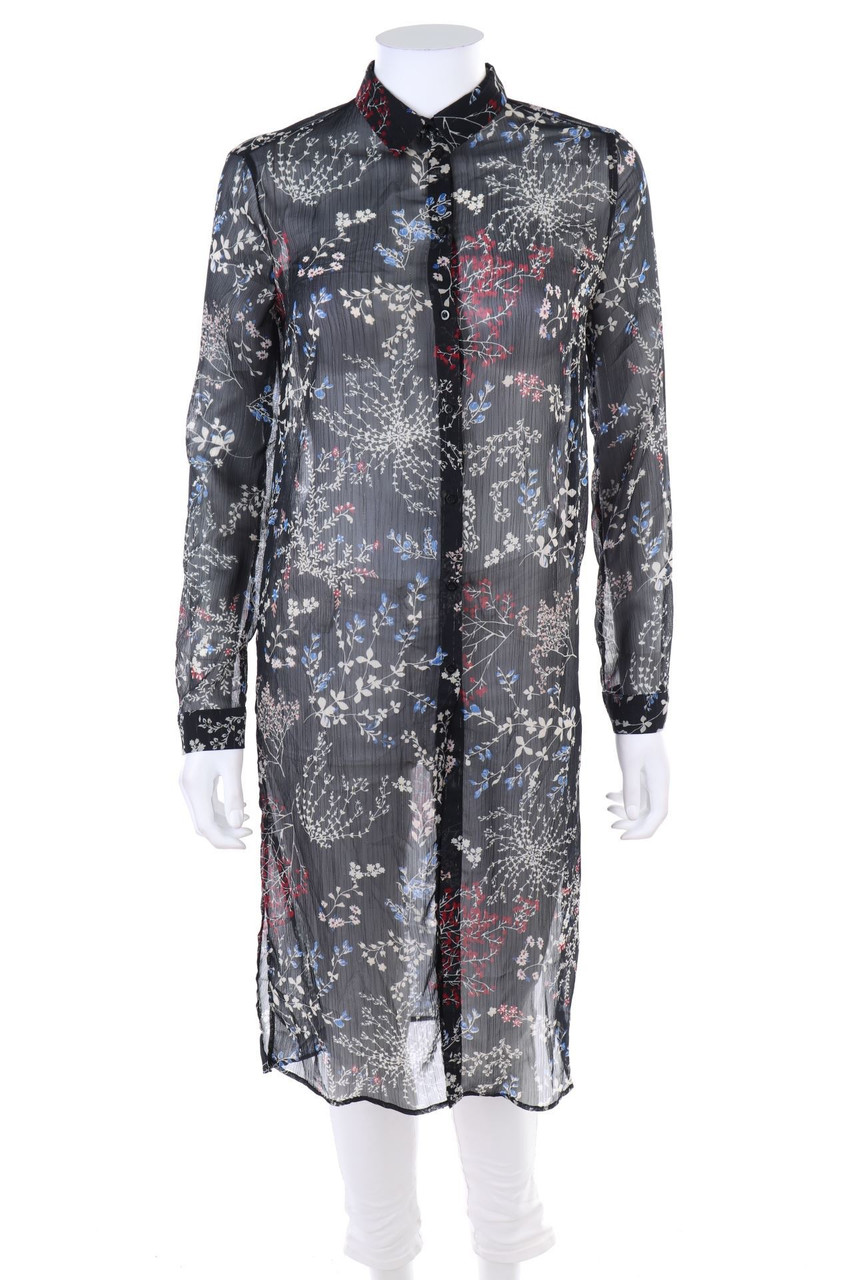 Bershka - Hemd-Bluse mit Blumen-Print - S