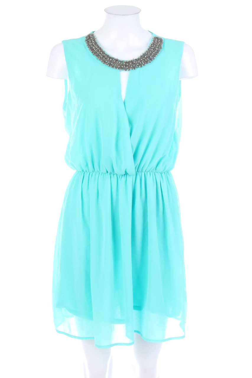 Ohne Label - Party-Kleid mit Applikationen - M