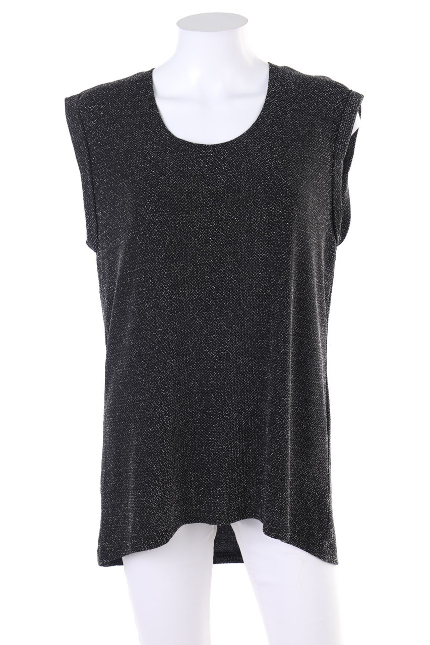 Valleygirl - Blusentop mit Glitzer - M