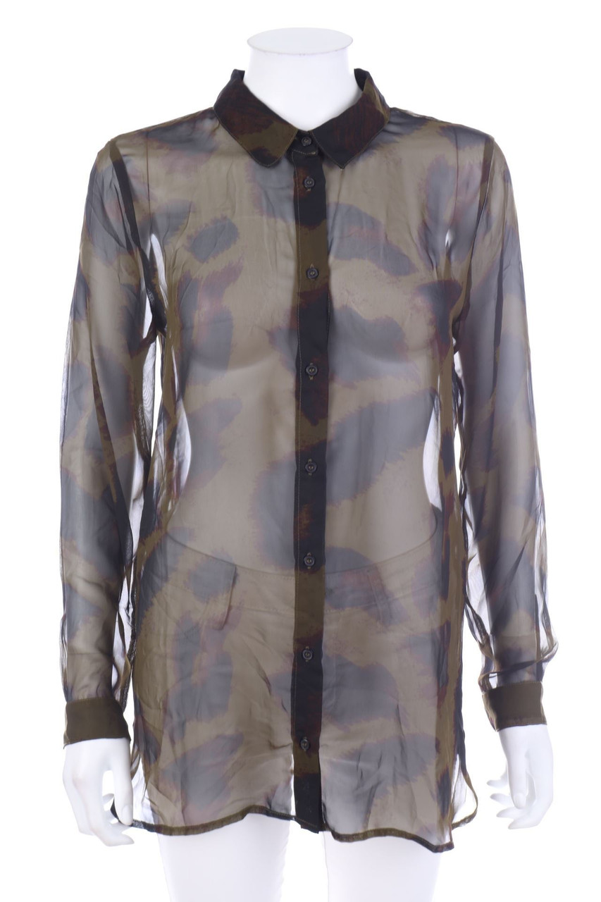 ICHI - Chiffon-Hemd-Bluse - D 36