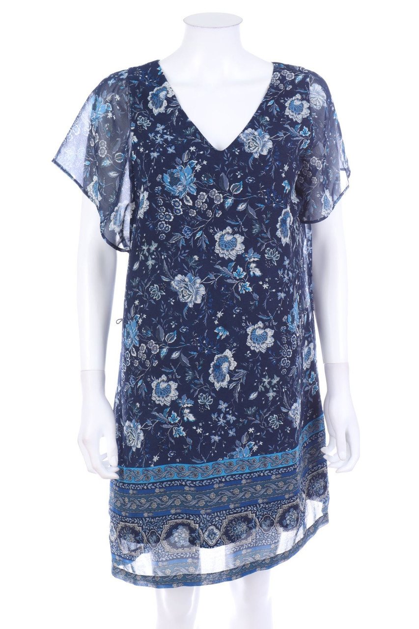ESPRIT de corp - Kleid mit Blumen-Print - D 34