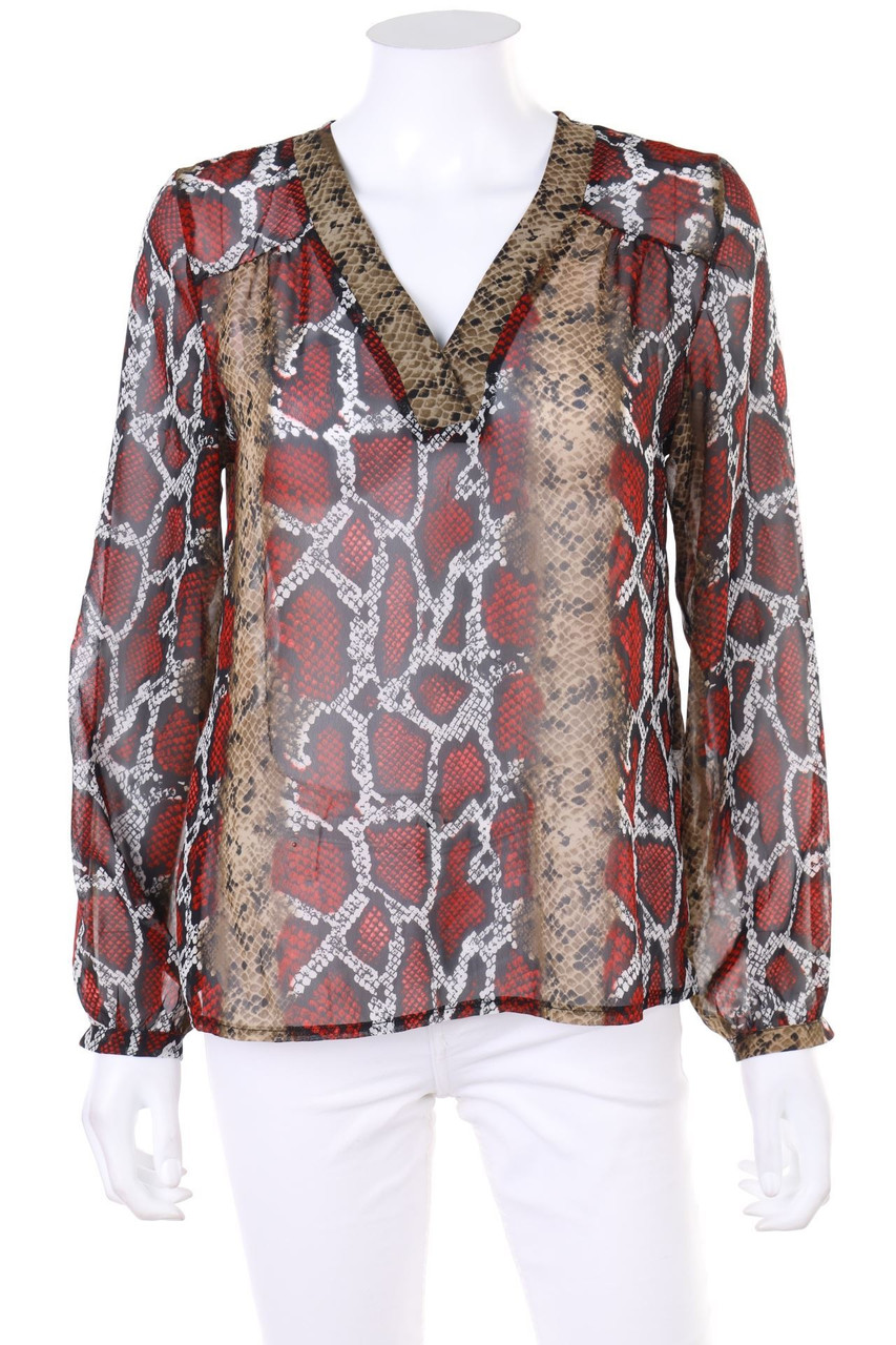 MORGAN - Bluse mit Animal-Print - D 36