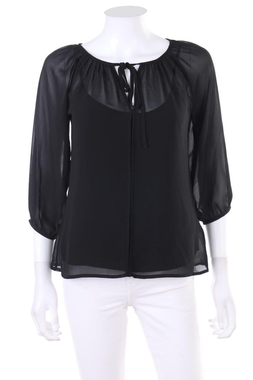 H&M - Bluse mit 3/4-Ärmel mit Keyhole - D 34