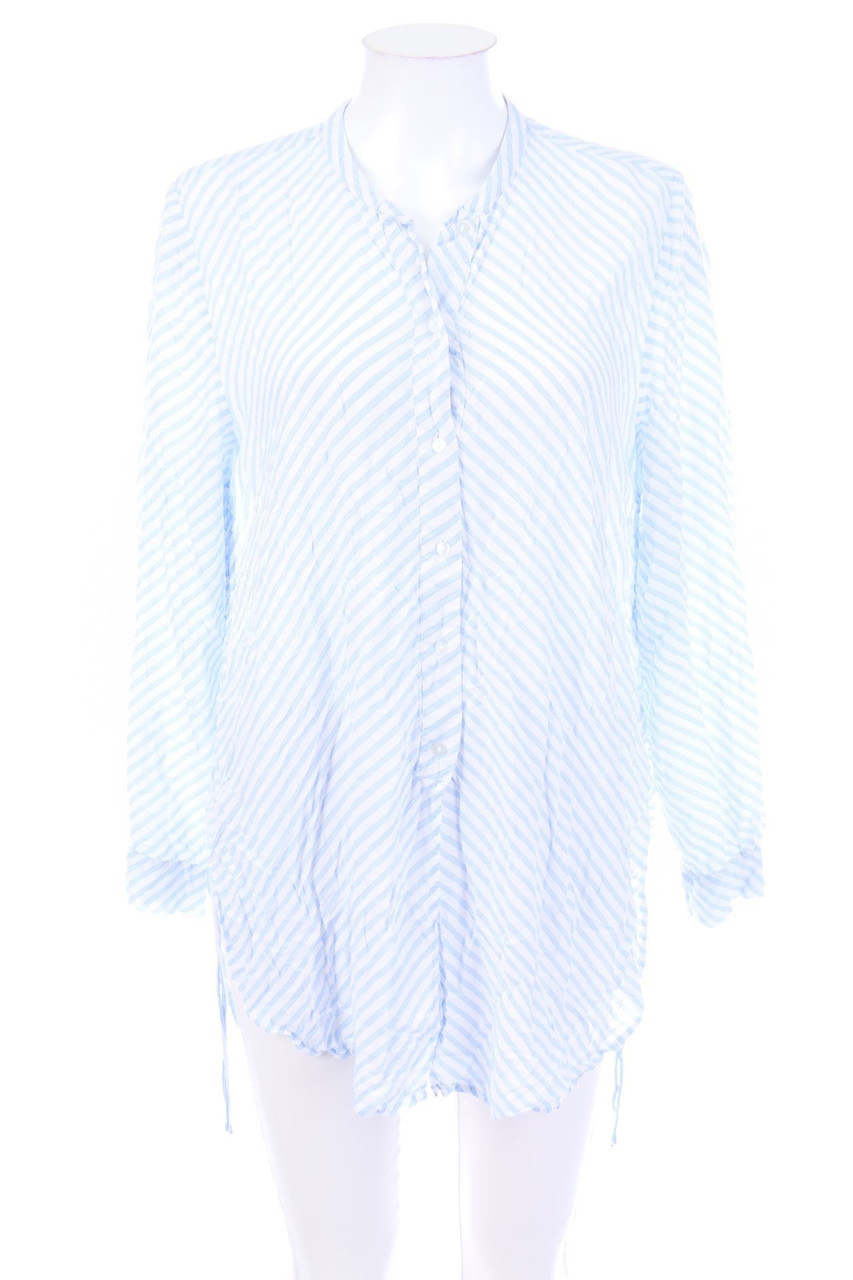 H&M - Long-Bluse mit Raffungen - D 40