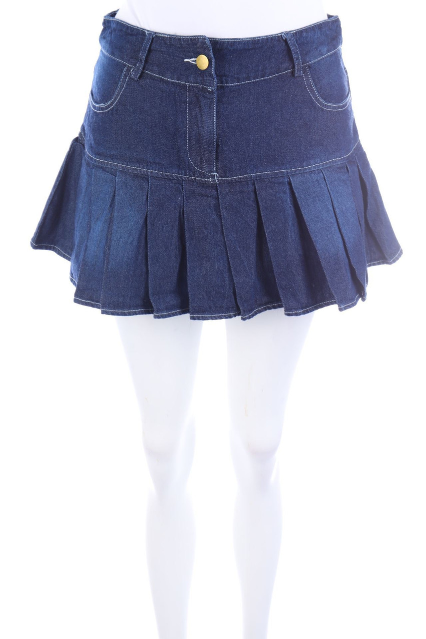 SHEIN - Mini-Hosenrock mit Falten - S