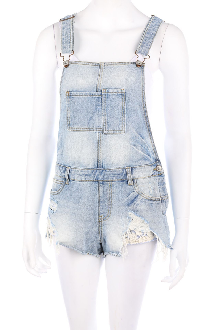 REVIEW - Destroyed-Jeans-Latzhose - L