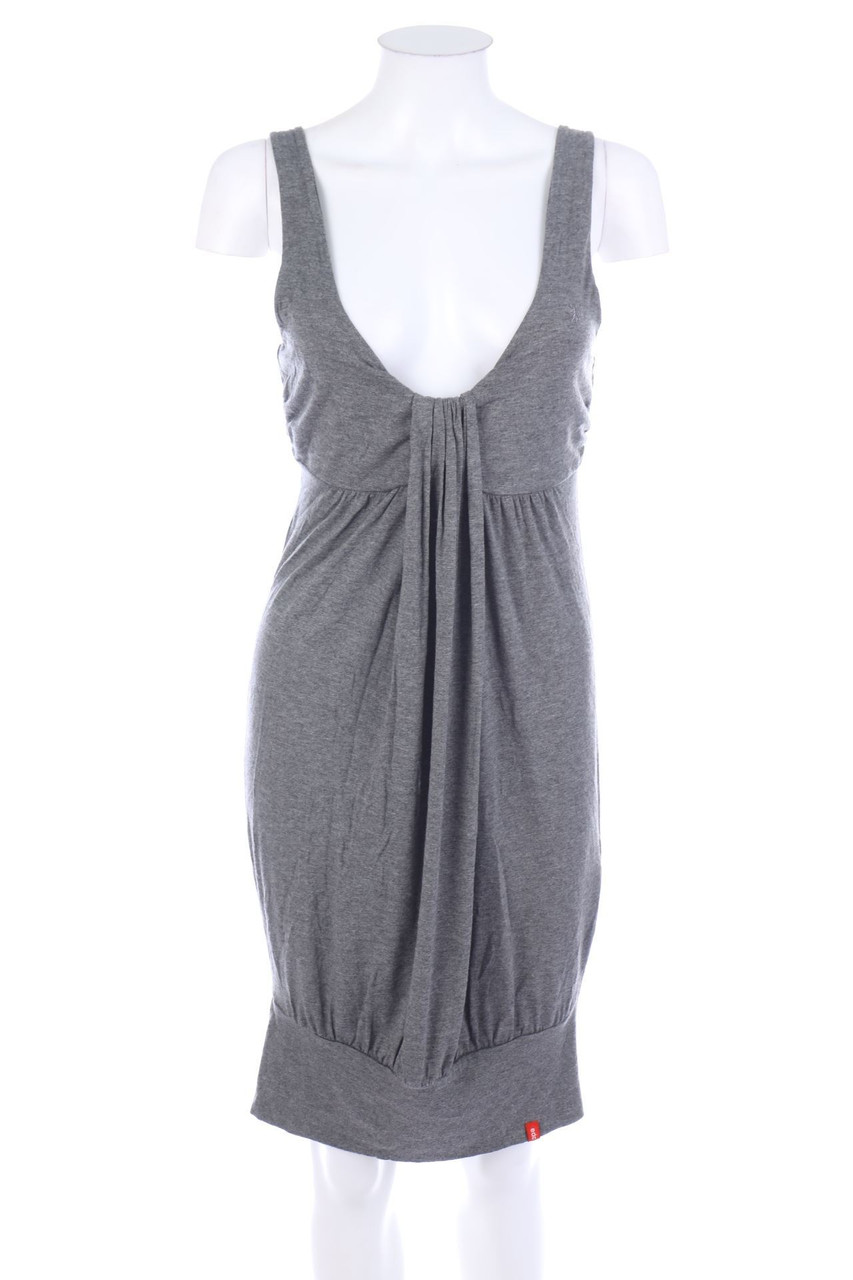 ESPRIT de corp - Kleid aus Viskose-Mix mit Drapierung - S