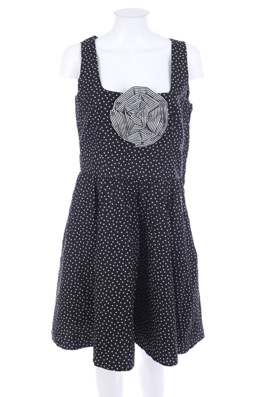 H&M - Kleid mit Polka Dots mit Applikationen - D 44