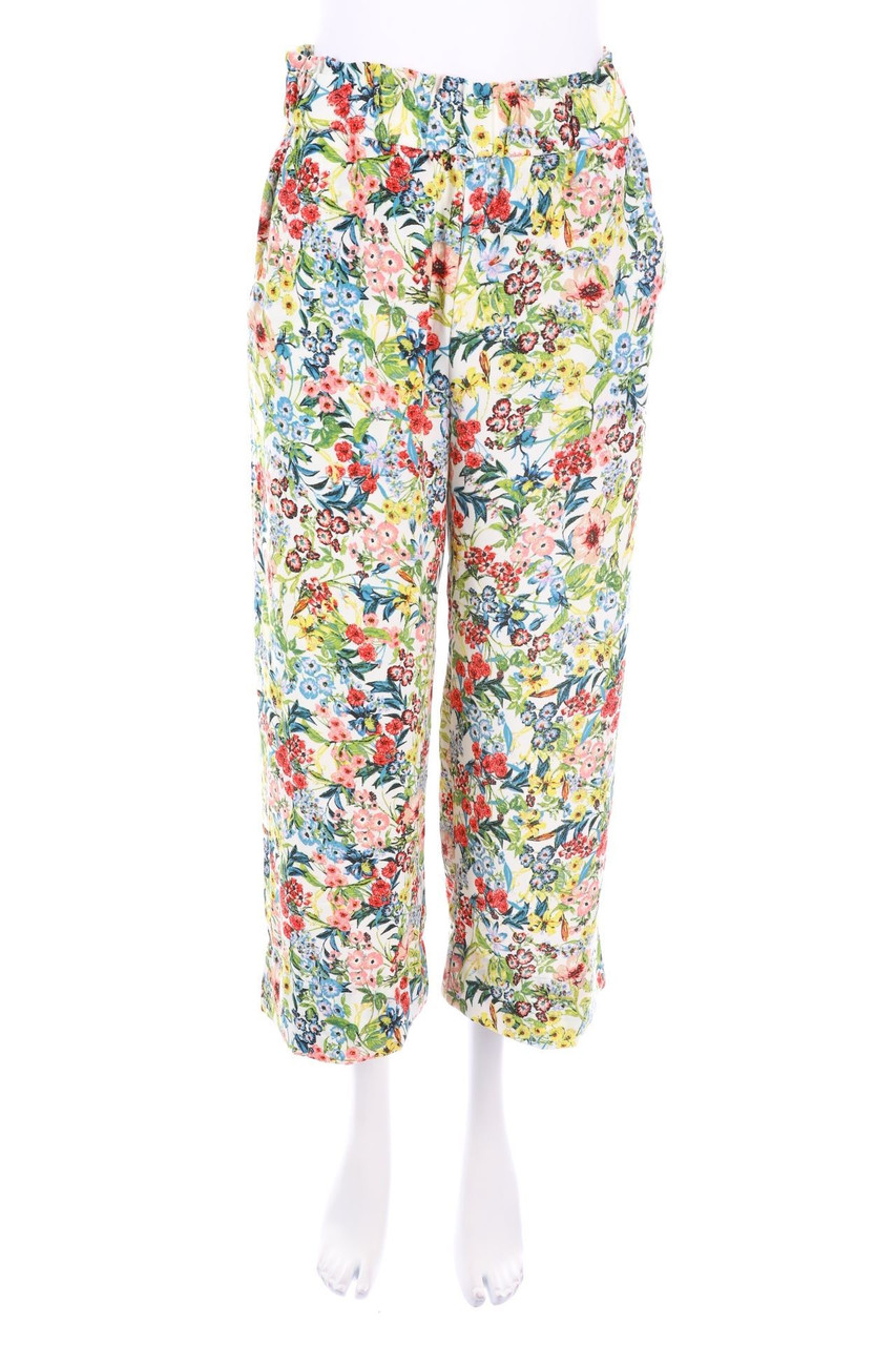 H&M - Culotte mit Blumen-Print - D 36